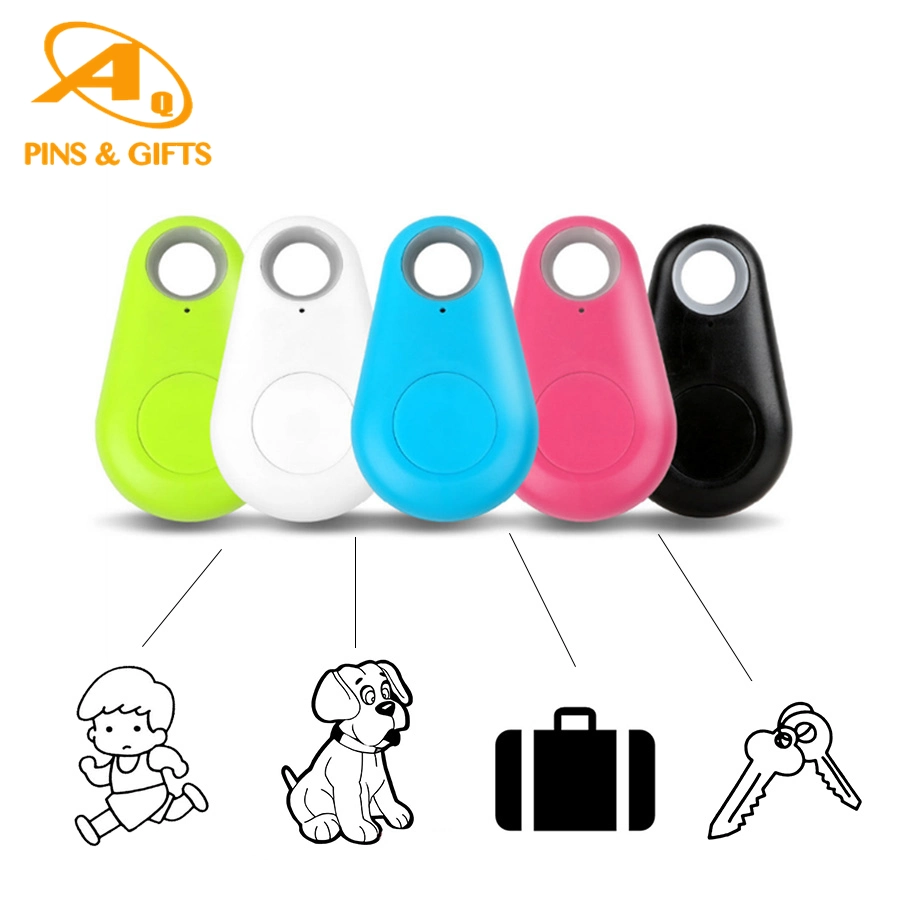 Alarm Tracking Luggage Keychain Lanyard Leather Mould Whistle Wireless with APP for Phones GPS Tag Google Home Gold and Sound Bluethooth Key Finder